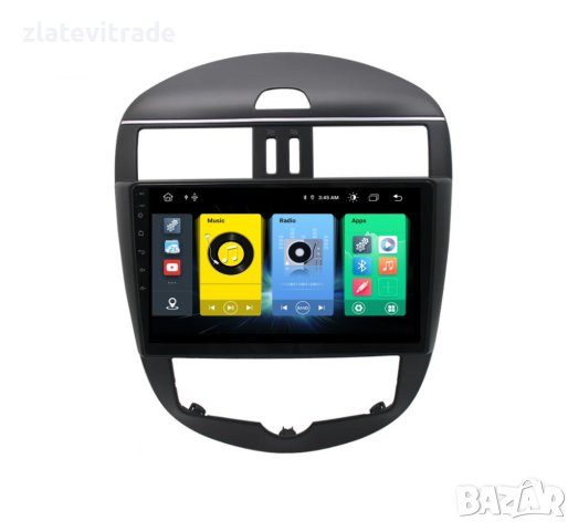 Nissan Tiida Pulsar климатроник 2011/2015 9" - Андроид Навигация , 9694