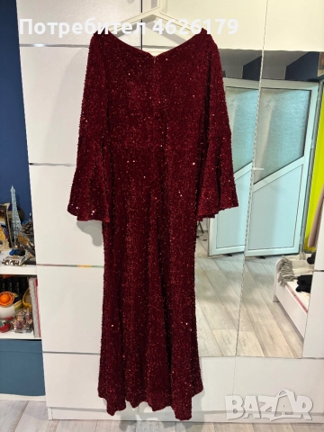 Официално дълга рокля XL, снимка 3 - Рокли - 52381034