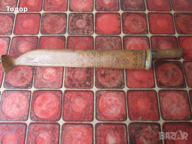 Страхотен ловен нож финка с кания , снимка 9 - Ножове - 36530343