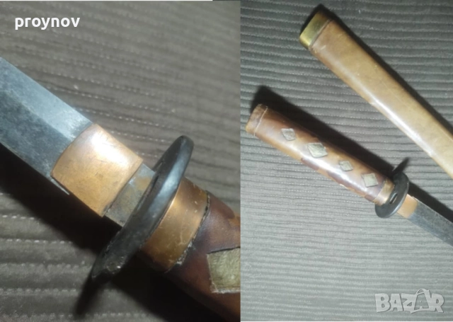 Стара Самурай ска Катана  , снимка 4 - Антикварни и старинни предмети - 52312592