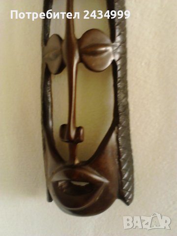 Продавам 2 африкански маски от абанос ., снимка 3 - Други - 36887967