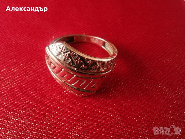 Дамски златен пръстен 14к 3.16 гр. 18мм, снимка 1 - Пръстени - 43369161