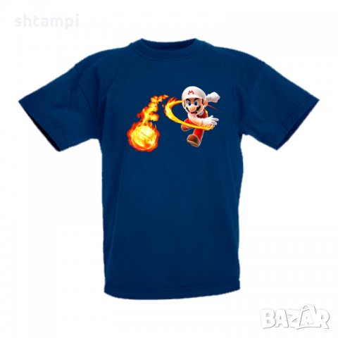 Детска тениска Супер Марио Super Mario Fireball, снимка 5 - Детски тениски и потници - 33081657