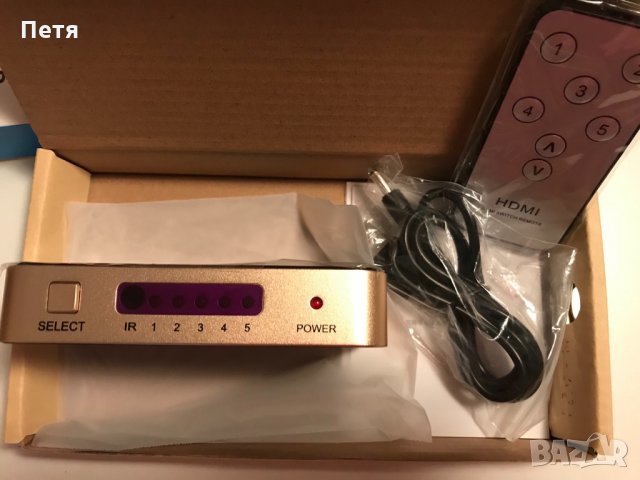 HDMI switch , снимка 6 - Суичове - 32717352