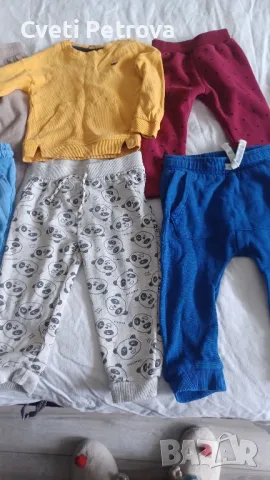 лот за дете на 18-24месеца-памучни долнища и блуза , снимка 5 - Панталони и долнища за бебе - 49476297