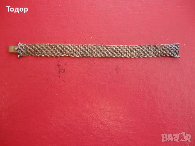 Италианска позлатена гривна Aurea AB, снимка 2 - Гривни - 53301572