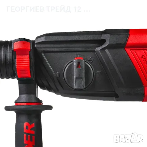 Перфоратор 800W 2.8kg 26mm 2.8J 4 функции куфар RD-HD62 - 013131, снимка 2 - Перфоратори - 50256404