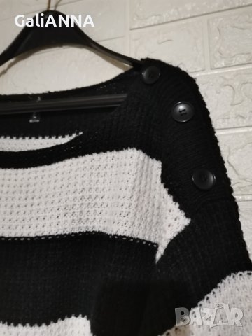 СТРАХОТНА БЛУЗА ОТ ПЛЕТИВО РАЕ 3XL, снимка 3 - Блузи с дълъг ръкав и пуловери - 43687435