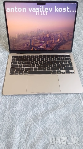 Лаптоп Apple MacBook Air M3 13.6" 24RAM 512SSD/ Space Gray /, снимка 3 - Лаптопи за дома - 53148365