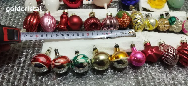 Стари стъклени играчки за елха , снимка 17 - Антикварни и старинни предмети - 38969000
