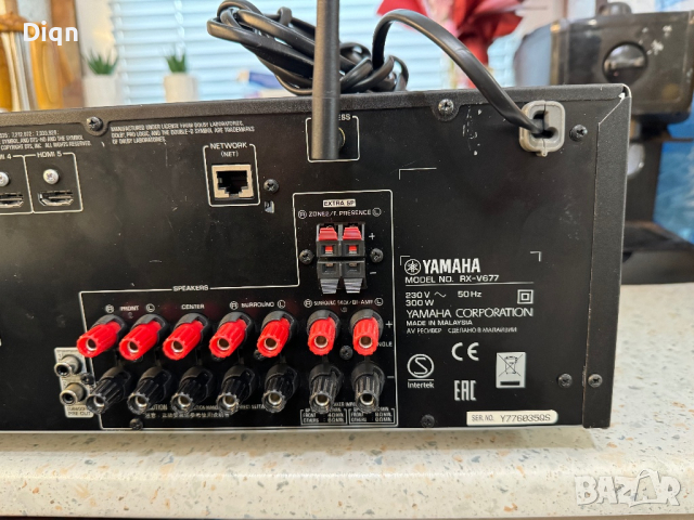 Yamaha RX-V677 wi fi , снимка 11 - Ресийвъри, усилватели, смесителни пултове - 44846622