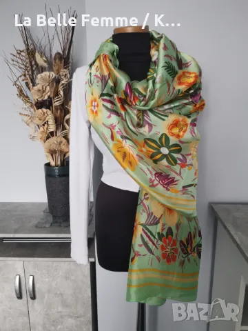 Дамски шалове от коприна, снимка 7 - Шалове - 49840377