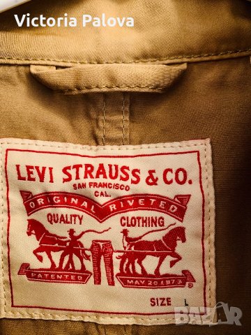 Летен тренчкот/шлифер LEVI’S оригинал, снимка 16 - Шлифери - 40014784