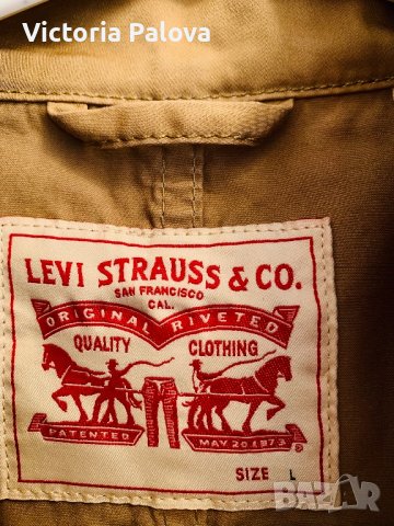 Тренчкот/шлифер LEVI’S оригинал, снимка 16 - Шлифери - 40014784