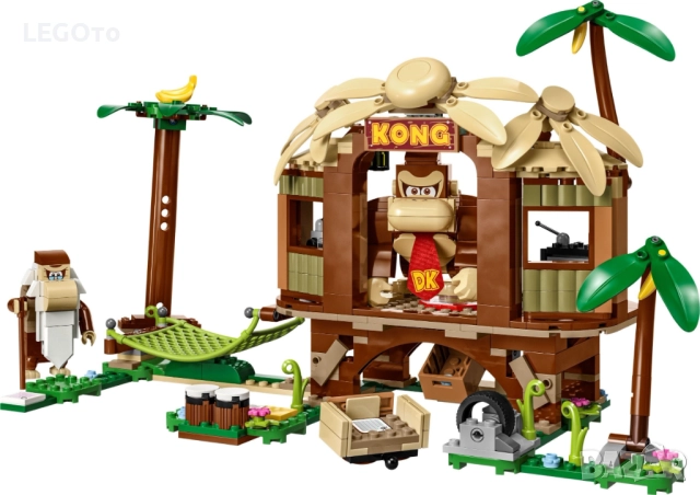 НОВО ЛЕГО 71424 Супер Марио-Дървената къща на Donkey Kong  LEGO 71424  Super Mario-Donkey Kong's Tre, снимка 2 - Конструктори - 52452388