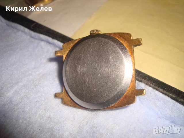 ПОБЕДА СДЕЛАНО в СССР ПОЗЛАТЕН РУСКИ МЕХАНИЧЕН ЧАСОВНИК Ау10= РЯДЪК МОДЕЛ 17350, снимка 11 - Антикварни и старинни предмети - 36680888