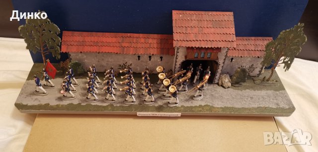 Немски оловни войничета  поставка47см.- 18см., снимка 14 - Антикварни и старинни предмети - 39572067