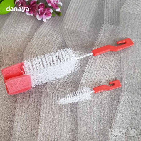 3087 Четка за почистване на шишета и биберони с гъба