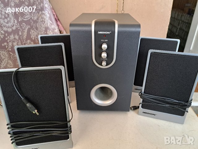 5.1 канална високоговорителна система Medion MD 42491, снимка 2 - Аудиосистеми - 43910620