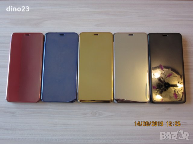 Xiaomi Mi 9 Redmi Note 8T 7 7S / CLEAR VIEW Огледален смарт кейс калъф, снимка 8 - Калъфи, кейсове - 26396110