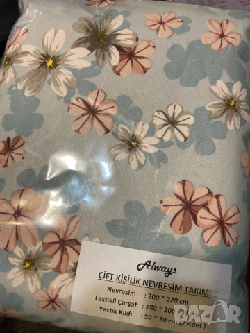 Спален комплект 4 части, снимка 2 - Спално бельо и завивки - 53133262