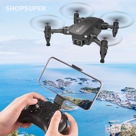 Мини сгъваем дрон, снимка 5 - Дронове и аксесоари - 37761905