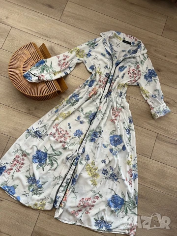 Дълга цветна рокля, снимка 3 - Рокли - 50748002