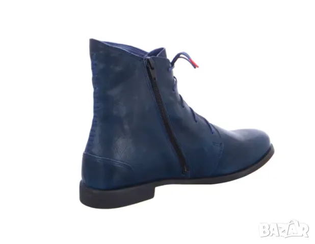 Think Booties сини Agrat azur номер 38,5-39  боти/обувки , снимка 12 - Дамски боти - 48657331