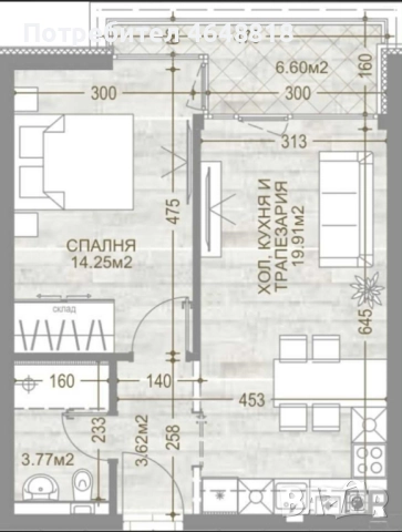 Продава се ДВУСТАЕН АПАРТАМЕНТ в МАНАСТИРСКИ ЛИВАДИ - ИЗТОК