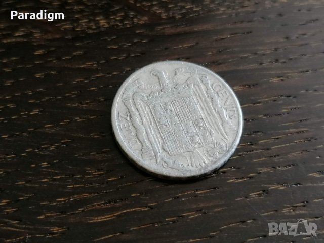 Монета - Испания - 10 цента | 1955г., снимка 2 - Нумизматика и бонистика - 26377149