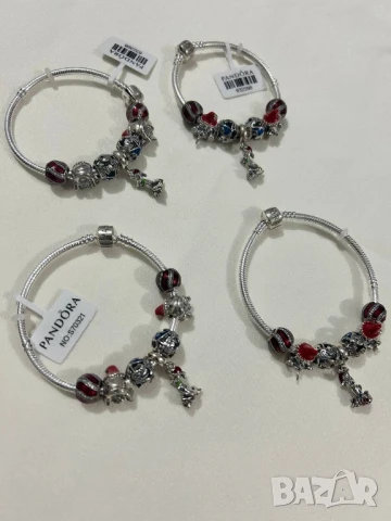 гривни PANDORA::най-високо качество едно към едно сребро pandora 925 , снимка 9 - Гривни - 51041965