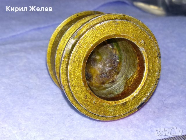 ЧАСТ ЕЛЕМЕНТ от СТАРИНЕН МЕТАЛЕН СВЕЩНИК на ВИНТ За ЧАСТИ ДЕКОР РЕСТАВРАЦИЯ КОЛЕКЦИЯ 41530, снимка 11 - Антикварни и старинни предмети - 43590963