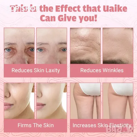 Професионален радиочестотен уред за стягане на кожата - Uaike RF 01, снимка 6 - Козметични уреди - 48804994