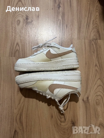 Nike Air Force 1 Shadow “ Sail Fossil Light Bone”, снимка 2 - Маратонки - 53277216