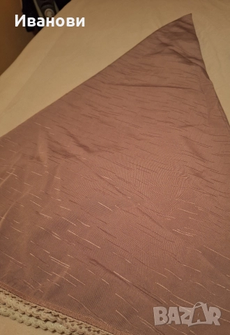 красива Розова кръгла покривка, нова