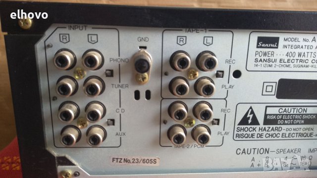 Стерео усилвател Sansui AU-G33X, снимка 5 - Ресийвъри, усилватели, смесителни пултове - 38931664