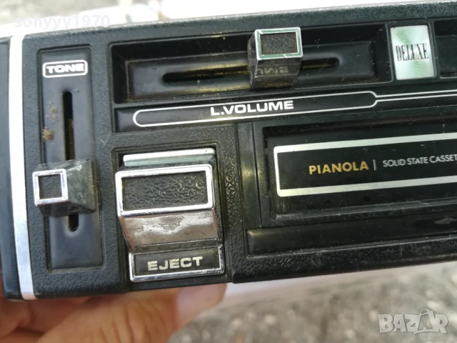 PIANOLA SC-3010 CAR STEREO DECK/AMPLIFIER 12V MADE IN JAPAN 0706251906, снимка 5 - Ресийвъри, усилватели, смесителни пултове - 50585780