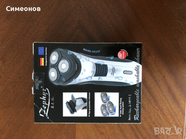 Електрическа самобръсначка Zephyr с тример - нова, снимка 5 - Електрически самобръсначки - 53398839