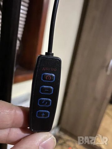 LED ринг лампа 26 см. с държач за телефон и трипод до 210 см., снимка 6 - Селфи стикове, аксесоари - 36733338