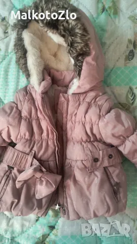 Яке , грейка / ескимос 3-6м ,6-9м Яке George 3-6m Розово яке  Ескимос 6-9м , снимка 9 - Бебешки якета и елеци - 47341741