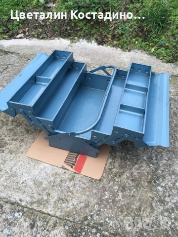 немски метален куфар за инструменти, снимка 4 - Куфари с инструменти - 52791585