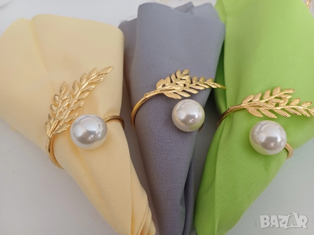 Пръстени за салфетки , снимка 10 - Аксесоари за кухня - 52415421