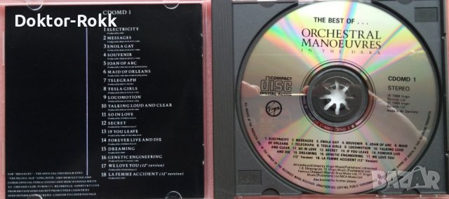 Orchestral Manoeuvres In The Dark - The Best Of OMD 1988 CD, снимка 3 - CD дискове - 37420337