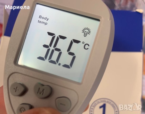 Безконтактен Инфрачервен Термометър / Инфрачервен термометър за телесна температура, снимка 10 - Други - 44138310