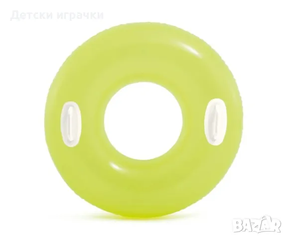 Детски надуваем пояс INTEX, 76 см, PVC, 3 цвята, за деца над 8 г, снимка 4 - Надуваеми играчки - 49971111