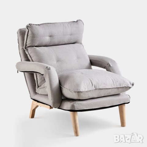 ПРОМОЦИЯ Кресло / канапе с табуретка DYQM-LC-B0211, снимка 2 - Дивани и мека мебел - 38952341