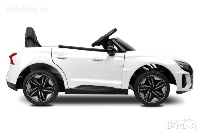 Луксозна детска акумулаторна кола  AUDI RS ETRON GT – Бяла, с дистанционно и LED светлини, снимка 5 - Детски велосипеди, триколки и коли - 49972573