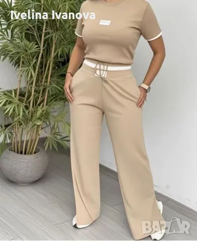 дамски памучен комплект от две части🔥🔥