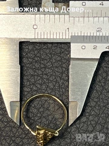 Пиано Златен пръстен Детски 14 K 585 Gold zlatni prasten, снимка 9 - Пръстени - 52841394