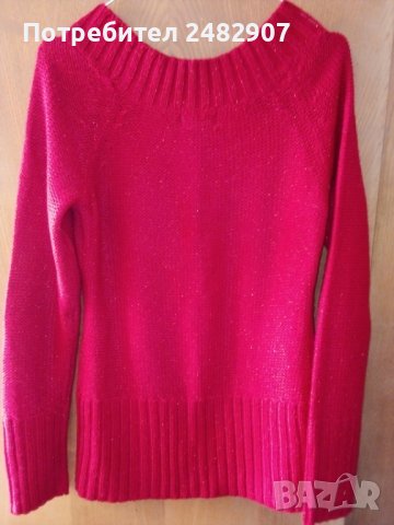 Дамски пуловер - плетиво, снимка 4 - Блузи с дълъг ръкав и пуловери - 43069241